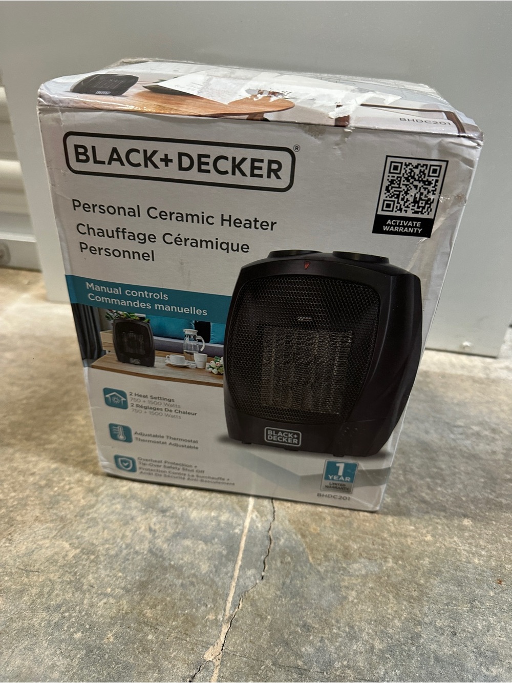 Black & Decker Portable Ceramic Heater